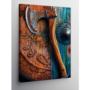 Kanvas Tablo Viking Silahları 70x100 cm