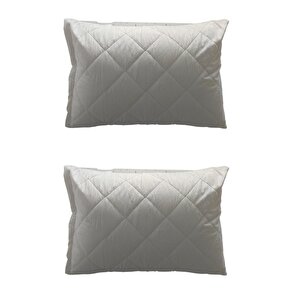 Renkli Yastık Alezi %100 Pamuklu 50x70 Yastık Koruyucu Beyaz (sıvı Geçirmez Değil) (2 Adet) 2 Adet