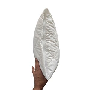 Renkli Yastık Alezi %100 Pamuklu 50x70 Yastık Koruyucu Beyaz (sıvı Geçirmez Değil) (2 Adet) 2 Adet