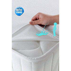 Sıvı Geçirmez Alez, Tek Kişilik, Mikrofiber, Köşeden Lastikli (100x200)