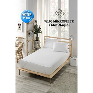 Sıvı Geçirmez Alez, Bebek Yatağı, Beşik Boy, Mikrofiber, Köşeden Lastikli (70x140) 70x140 cm