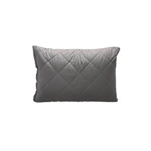 Renkli Yastık Alezi %100 Pamuklu 50x70 Yastık Koruyucu Gri (sıvı Geçirmez Değil) (2 Adet)