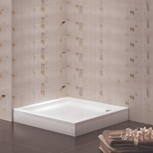 Kare Panelli Duş Teknesi H:17 Cm 75*75