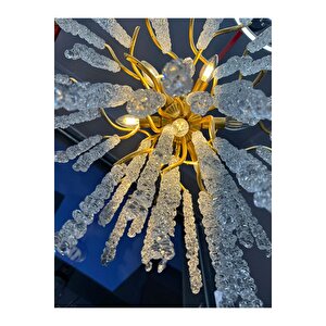 Luxury Gold - Altın Kaplama Serip Avize - Salon / Oturma Odası - Yatak Odası - Hotel Ve Showroom