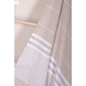 Çizgili %100 Pamuk Soft Peştemal Banyo Plaj Havlusu 100x180 Cm