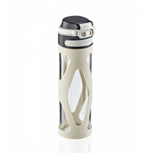 Suluk Cam Silikonlu Krem 600 Ml