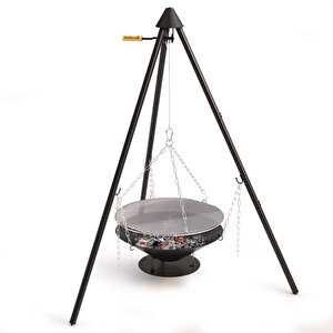Junko Siyah Kömürlü Mangal Tripod