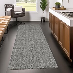 Yumuşak Bukleli Sisal Jüt Salon Oturma Odası Gri Renkli Halı
