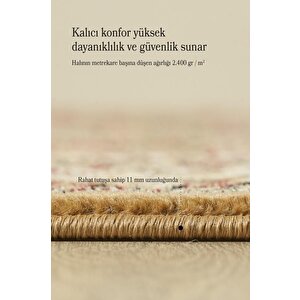 Klasik Desenli Halı Iran Tarzı Süslemeler Bej Siyah Krem Renkler