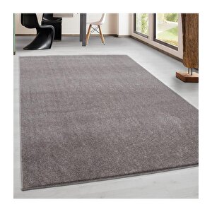 Yumuşak Kısa Havlı Modern Halı Düz Bej Renkli Halı 80x250 cm