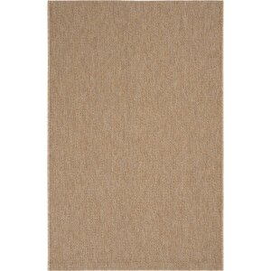 Milano 664 Bej Hasır Dokulu Kilim Salon Mutfak Koridor Kesme Yolluk Dokuma Makine Halısı 160x230 cm