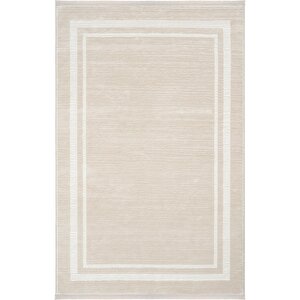 Safir 8604 Bej Halı Oturma Odası Salon Halısı Antre Hol Koridor Halısı Yatak odası halısı 80x150 cm