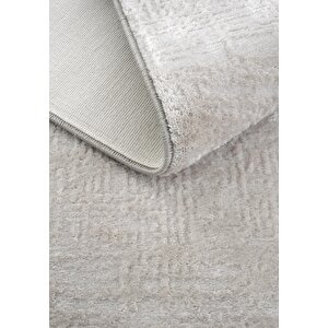 Cool Halı Safir 8609 Gri Halı Yolluk Salon Halısı Kesme Antre Koridor Halısı Yatak odası halısı