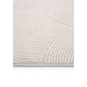 Cool Halı Safir 8612 Krem Halı Yolluk Salon Halısı Kesme Antre Koridor Halısı Yatak odası halısı