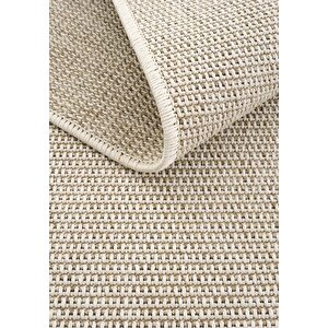 Cool Halı Milano 664 Krem Hasır Dokulu Kilim Salon Mutfak Koridor Kesme Yolluk Dokuma Makine Halısı