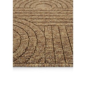 Cool Halı Hasır 623 Kahve İnce Halı Kilim Mutfak Halısı Kesme Halı Oturma Odası Halısı Yazlık Halı