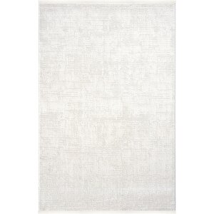 Safir 8610 Krem Halı Yolluk Salon Halısı Kesme Antre Koridor Halısı Yatak odası halısı 80x150 cm