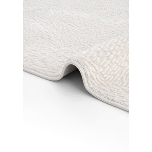 Cool Halı Safir 8608 Krem Halı Yolluk Salon Halısı Kesme Antre Koridor Halısı Yatak odası halısı