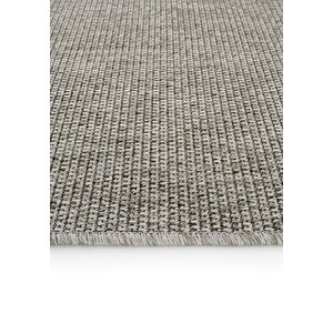 Cool Halı Milano 664 Gri Hasır Dokulu Kilim Salon Mutfak Koridor Kesme Yolluk Dokuma Makine Halısı