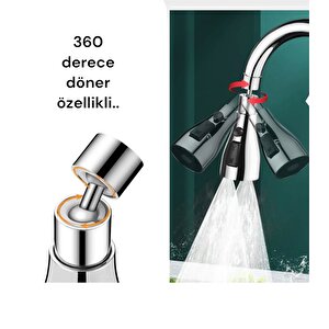 3 Farklı Modlu Su Tasarruflu Musluk Başlığı