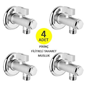 4 Adet Filitreli Ara Musluk-taharet Musluğu