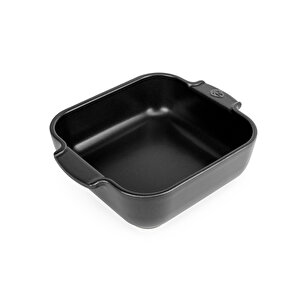 Appolia Kare Fırın Kabı Satin Siyah 21 Cm