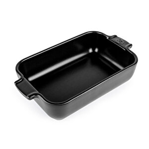 Appolia Dikdörtgen Fırın Kabı Satin Siyah 22 Cm