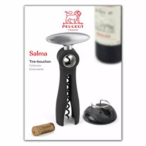 Salma Folyo Kesicili Tirbuşon Black 19 Cm