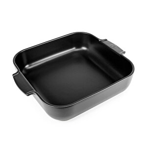 Appolia Kare Fırın Kabı Satin Siyah 28 Cm