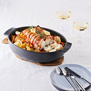Appolia Oval Fırın Kabı Siyah 31 Cm