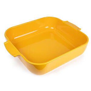 Appolia Kare Fırın Kabı Safran Sarı 36 Cm