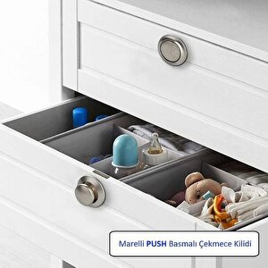 Marelli Push Karavan Ve Tekneler Için Basmalı Dolap Ve Çekmece Kilidi