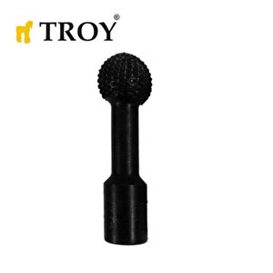 Troy 25081 Avuç Taşlama İçin Küresel Ahşap Zımpara, Öğütme Ucu, M14-30
