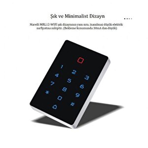 Mrl12-wifi Smart Wifi Bağlantılı Cep Telefonuyla Açılabilen Kart Ve Şifreli Geçiş (giriş) Sistemi (ünitesi)