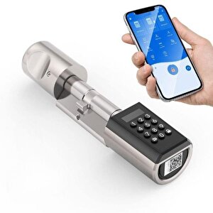 Marelli Pass Şifreli Ve Bluetooth'lu Çelik Kapı Kilidi (kapı Göbeği, Silindiri)