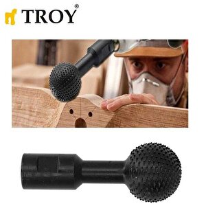 Troy 25082 Avuç Taşlama İçin Küresel Ahşap Zımpara, Öğütme Ucu, M14-40