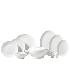 A8185 Lidya Collection 60 Parça Porselen Yemek Takımı