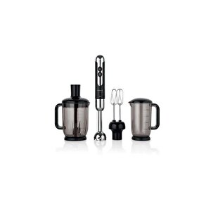 A447-12 Mia Mega Siyah/krom Blender Set