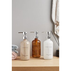 Shower Banyo Duş Seti - 3 Lü Sabunluk Şampuanlık Seti
