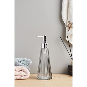 Conic Line Cam Sıvı Sabunluk Gri 15745