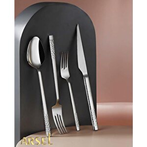Arsel Diamond Sade 84 Parça Kutulu Çatal Bıçak Takımı