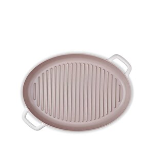A2986 Gusto Seramik İki Kulplu Oval Tava 35x25 Cm