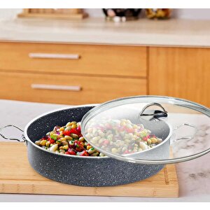 Zk-051 Zeyna 22 Cm Granit Pilav Karnıyarık Tencere