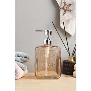Pure Soap Cam Sıvı Sabunluk Kahve 15742