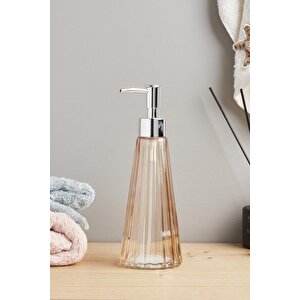 Conic Line Cam Sıvı Sabunluk Kahve 15745