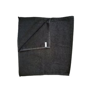 Boya Tutmayan Mikrofiber El Yüz Spor Kuaför Havlusu 50x90 Cm Siyah