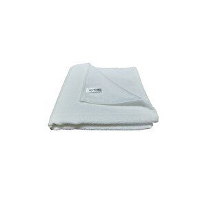 Boya Tutmayan Mikrofiber El Yüz Spor Kuaför Havlusu 50x90 Cm Beyaz