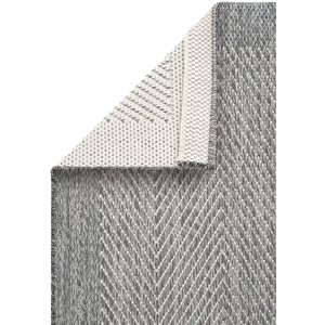 Cool Halı Grande 02 Gri Halı Antre Hol Halı Çerçeve Desenli Halı Kilim Kaymaz Tabanlı Mutfak Kilimi