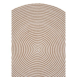 Luke 853 Yuvarlak Halı Mutfak Halısı Antre Hol Halısı Hasır Balkon Halısı Banyo Halı 200x200 cm
