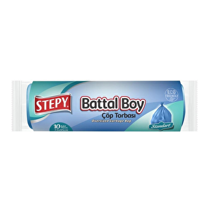 Ekonomi̇k Battal Boy Çöp Torbasi 72x95cm 10'lu
